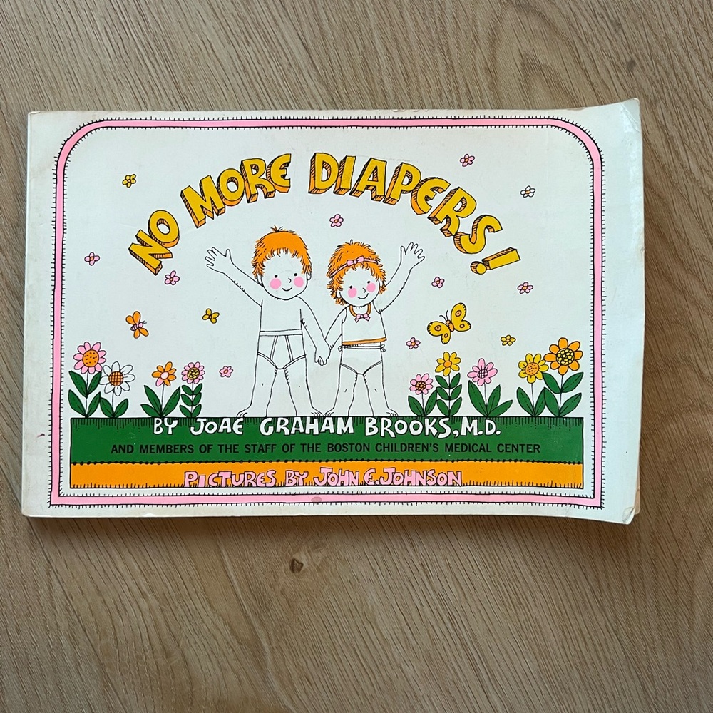 No More Diapers Children's Book potty training